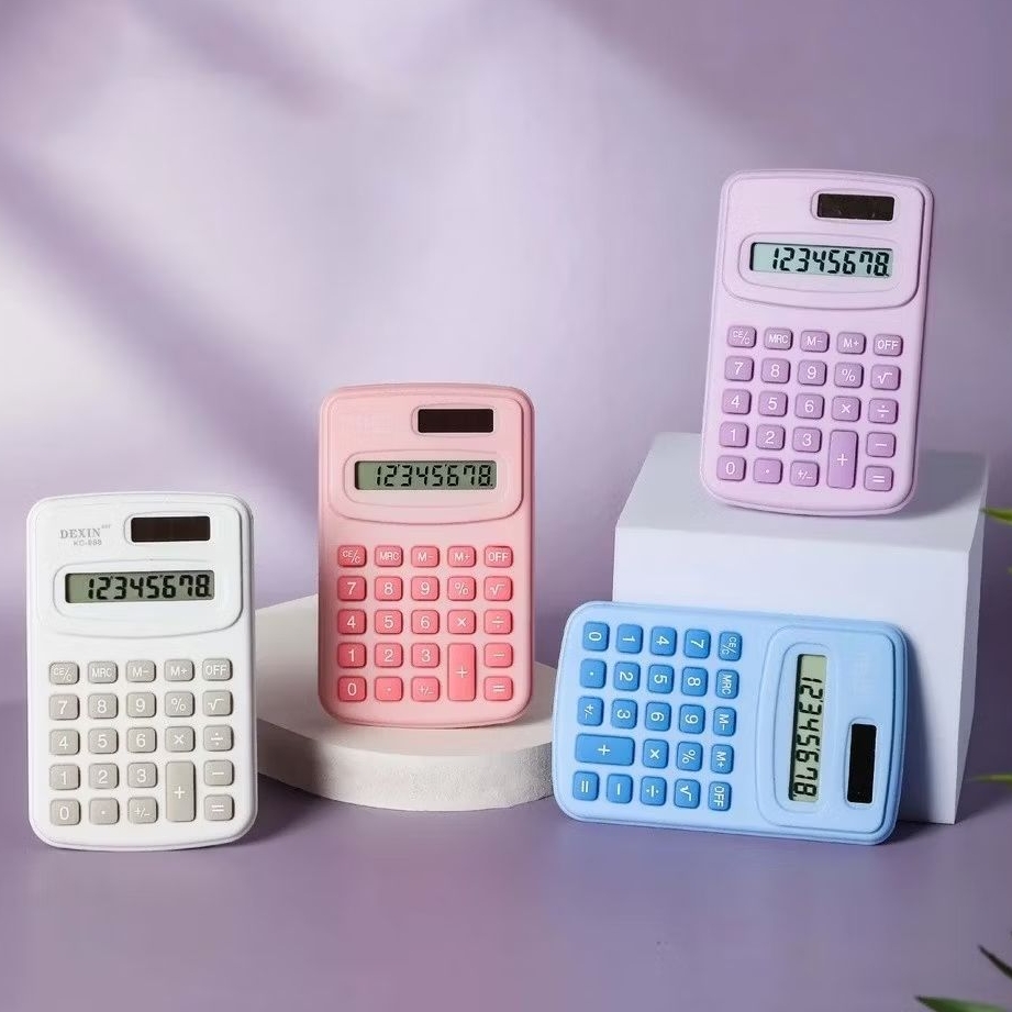 

[ATK-MURAH] JUAL 1 PCS KALKULATOR MINI 8 DIGIT / CALCULATOR FOR SCHOOL. KC-888 DEXIN