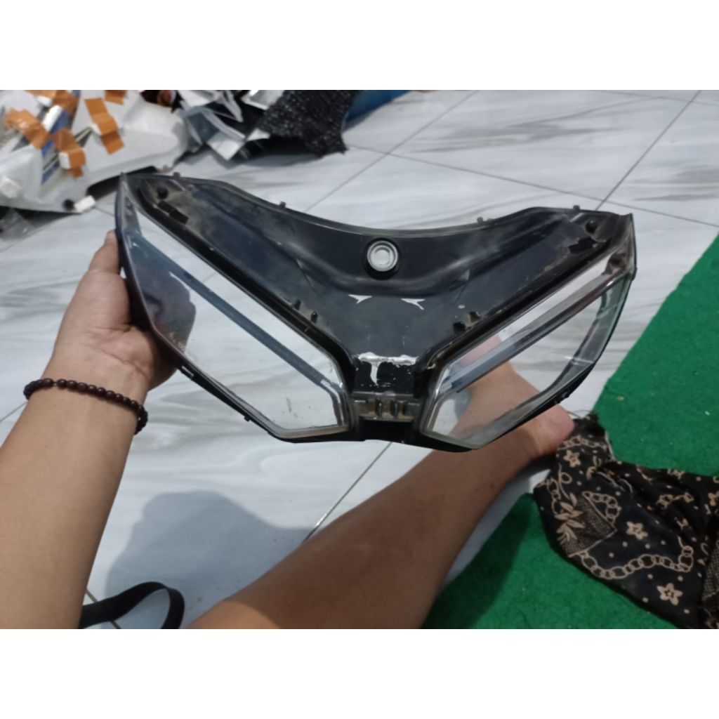 MIKA KACA LAMPU DEPAN CBR 150 R FACELIFT K45 G DAN K45 N original second
