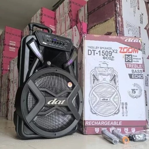 Speaker Aktif 15 Inch DT-1509 x2 ECO plus ZOOM/speaker dat 15 in