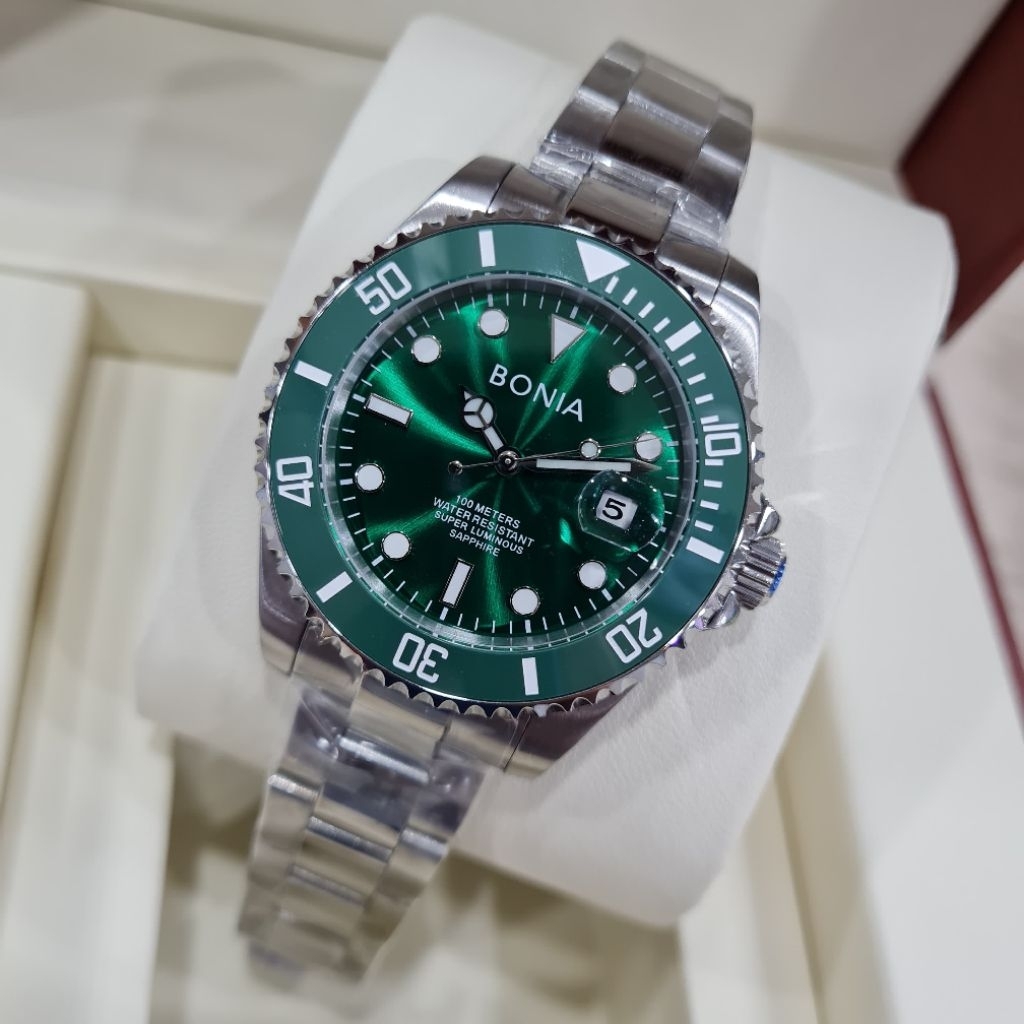 JAM TANGAN BONIA PRIA LUMINOUS SOLID AUTOMATIC