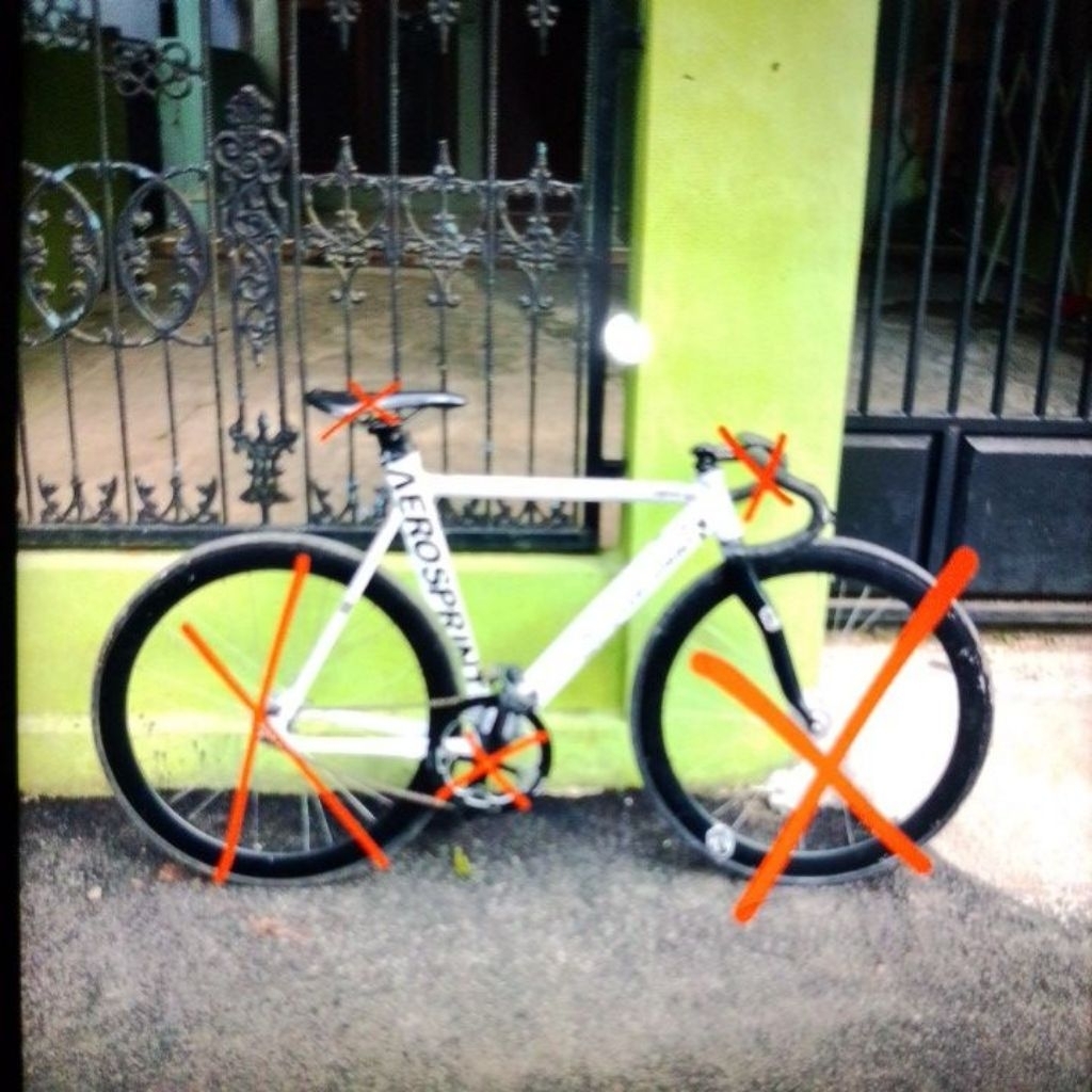 frame fixie pco aero sprint