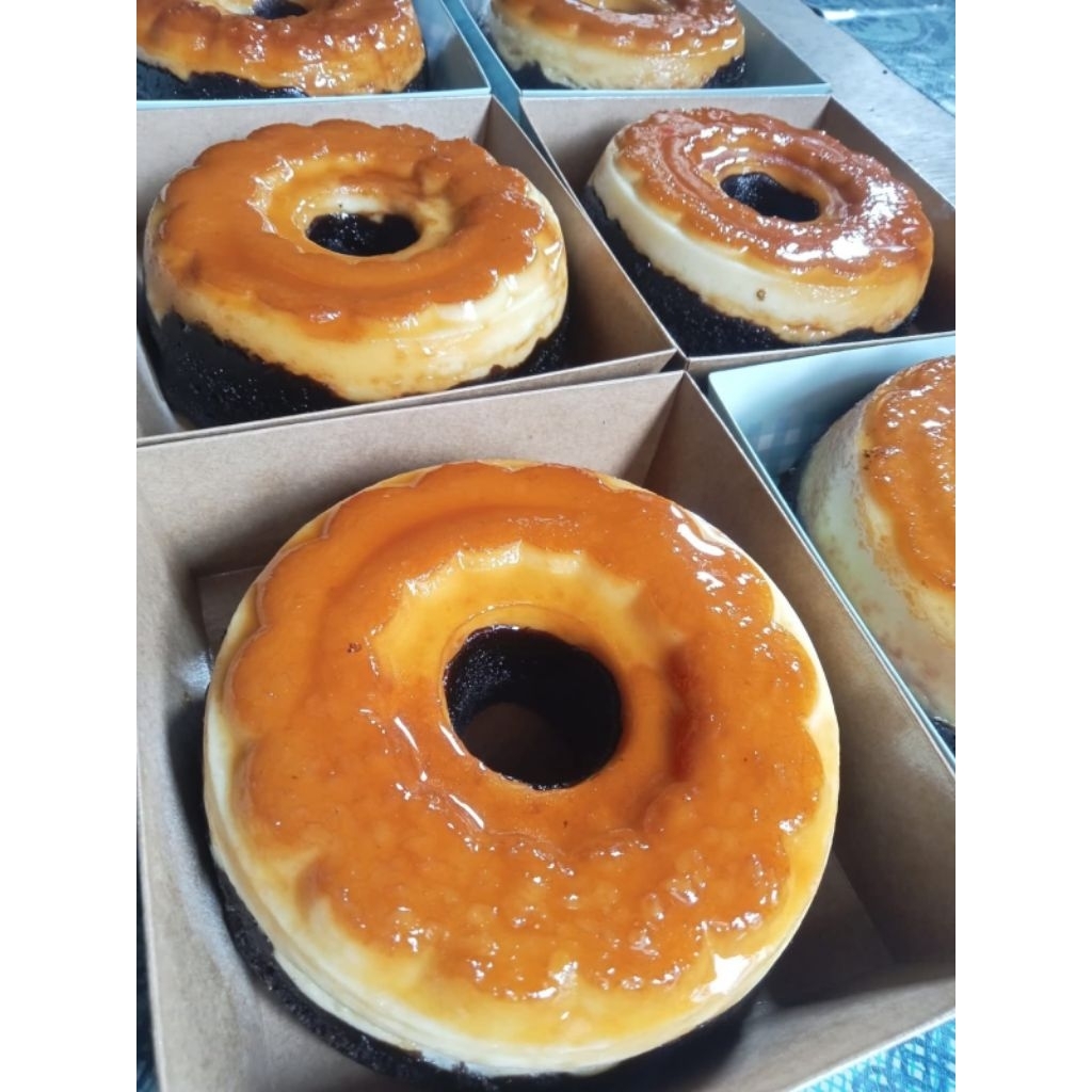 

BROWNIES KETAN HITAM KEJU CARAMEL uK 13X13