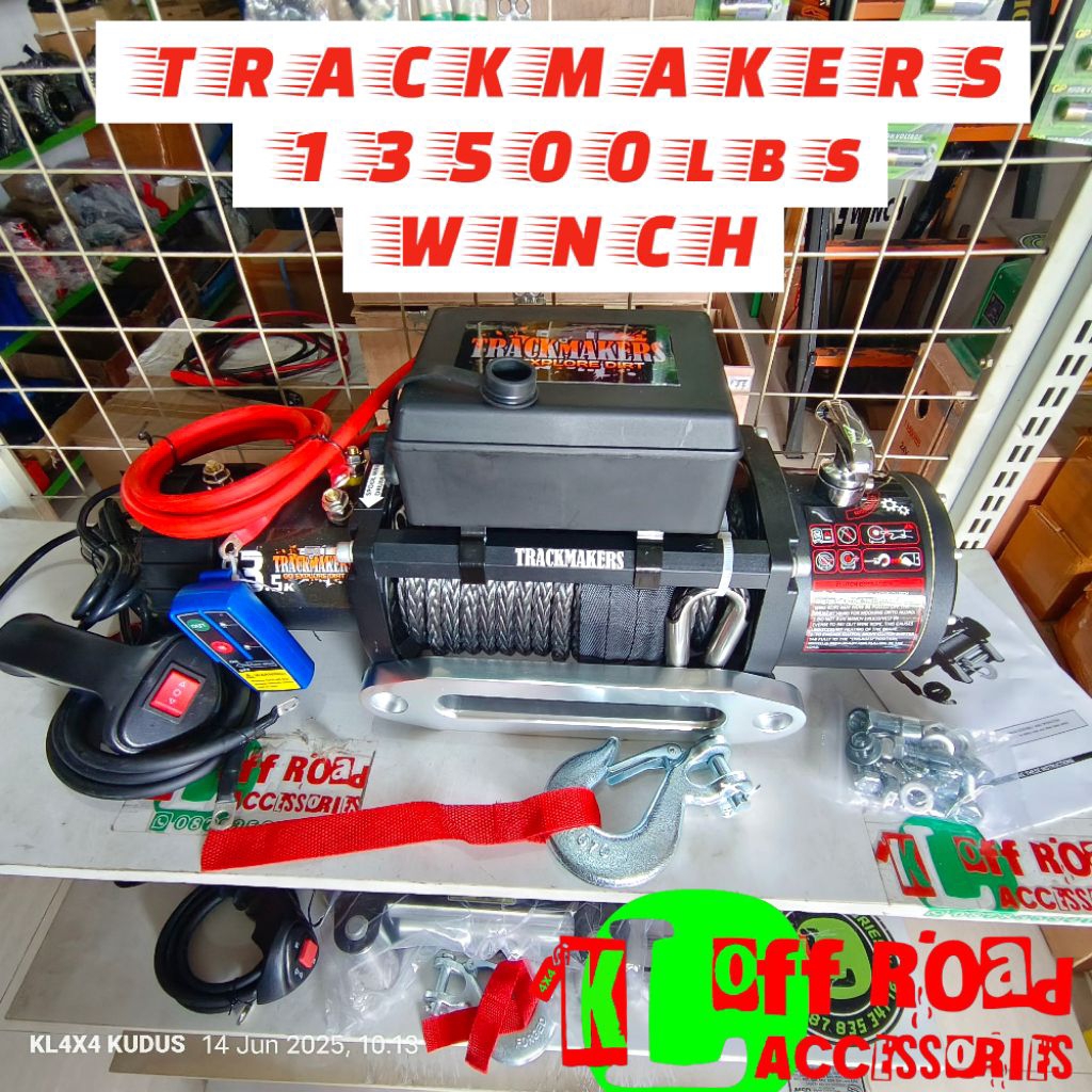 TrackMaker Winch 13000 plasma 12volt derek