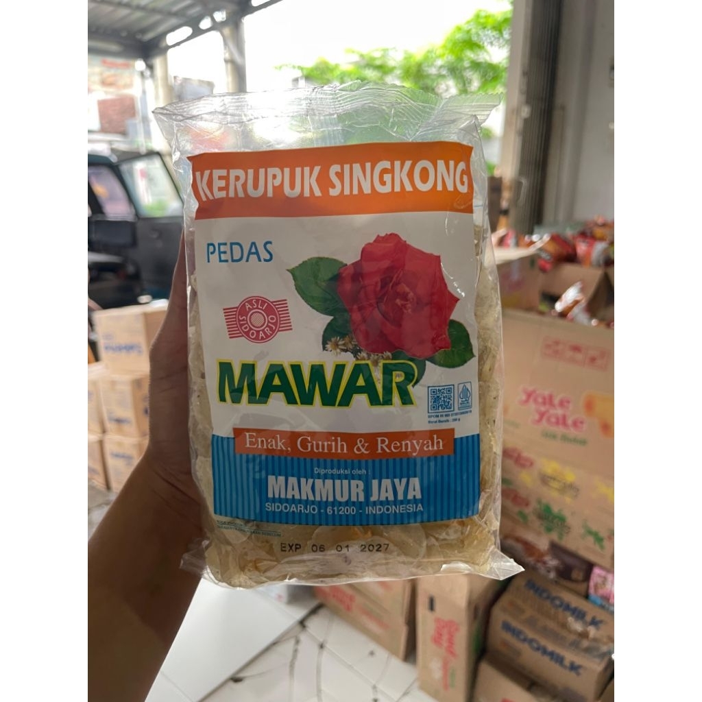 

Kerupuk Singkong Pedas Manis Mentah 250gr
