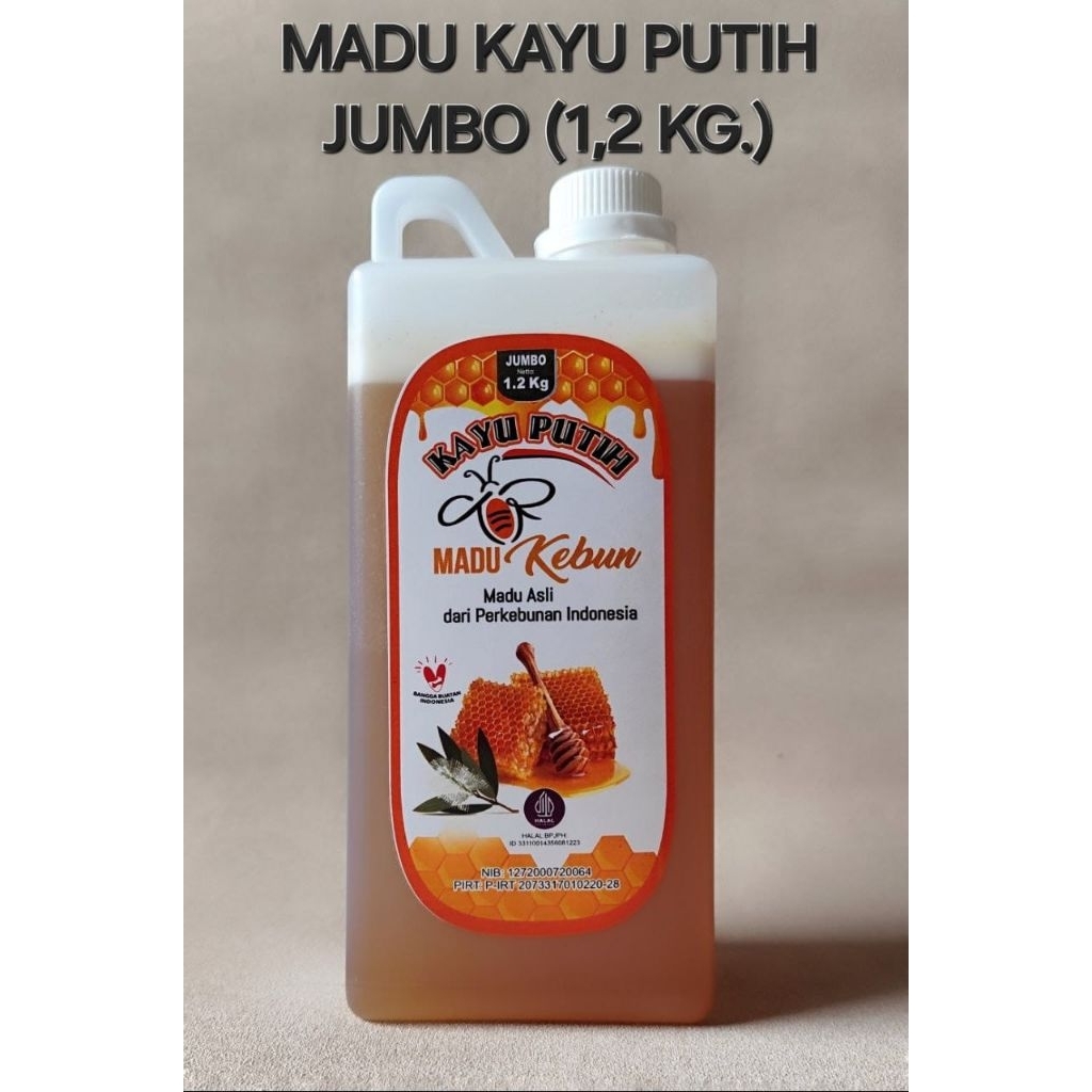 

MADU Asli Murni nektar KAYU PUTIH KEBUN JUMBO 1,2 kg