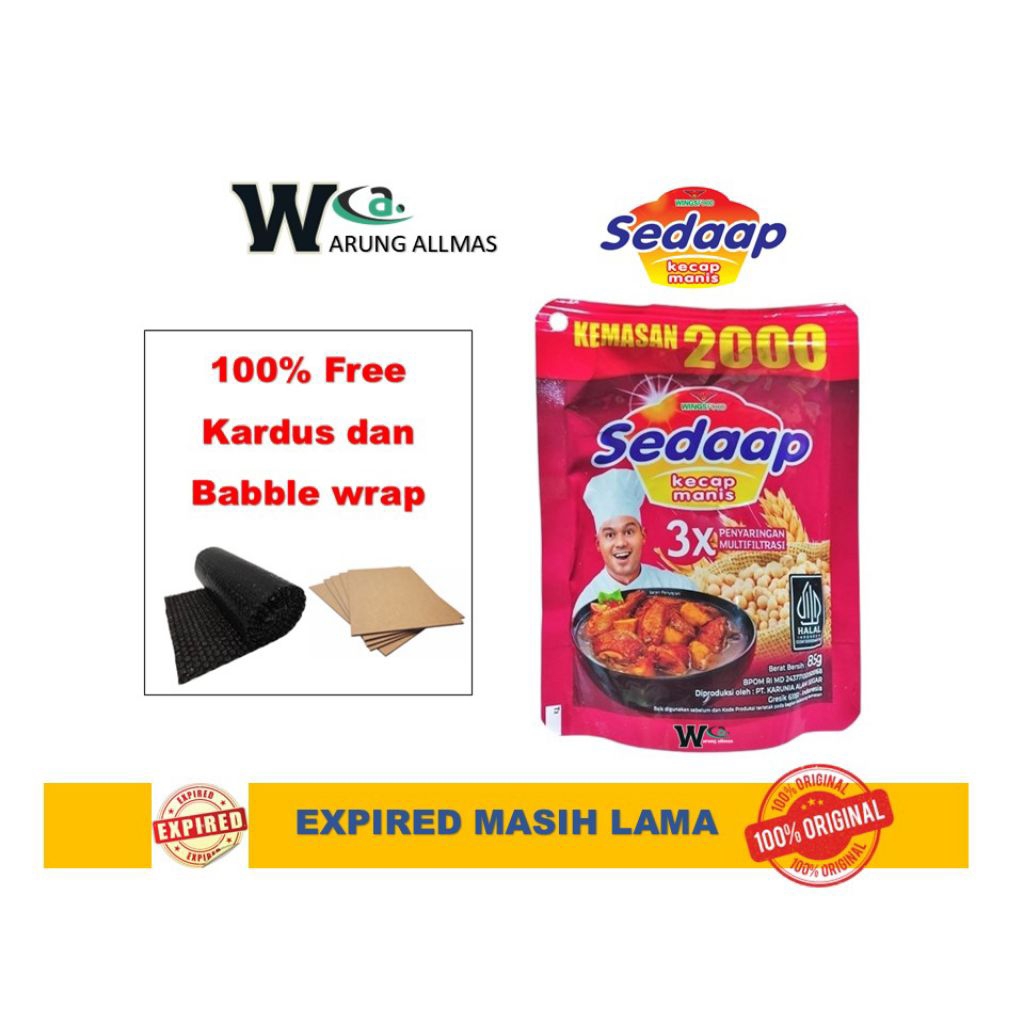 

Kecap Manis Sedap Kemasan 77g