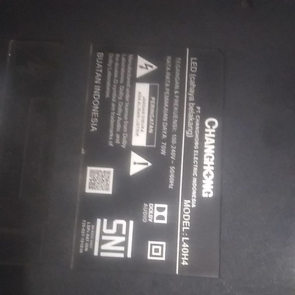 mainboard  changhong l40h4