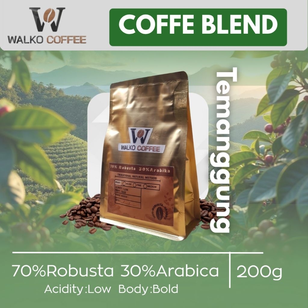 

KOPI HOUSE BLEND ROBUSTA-ARABICA Commercial Espresso Blend By Walko Coffee