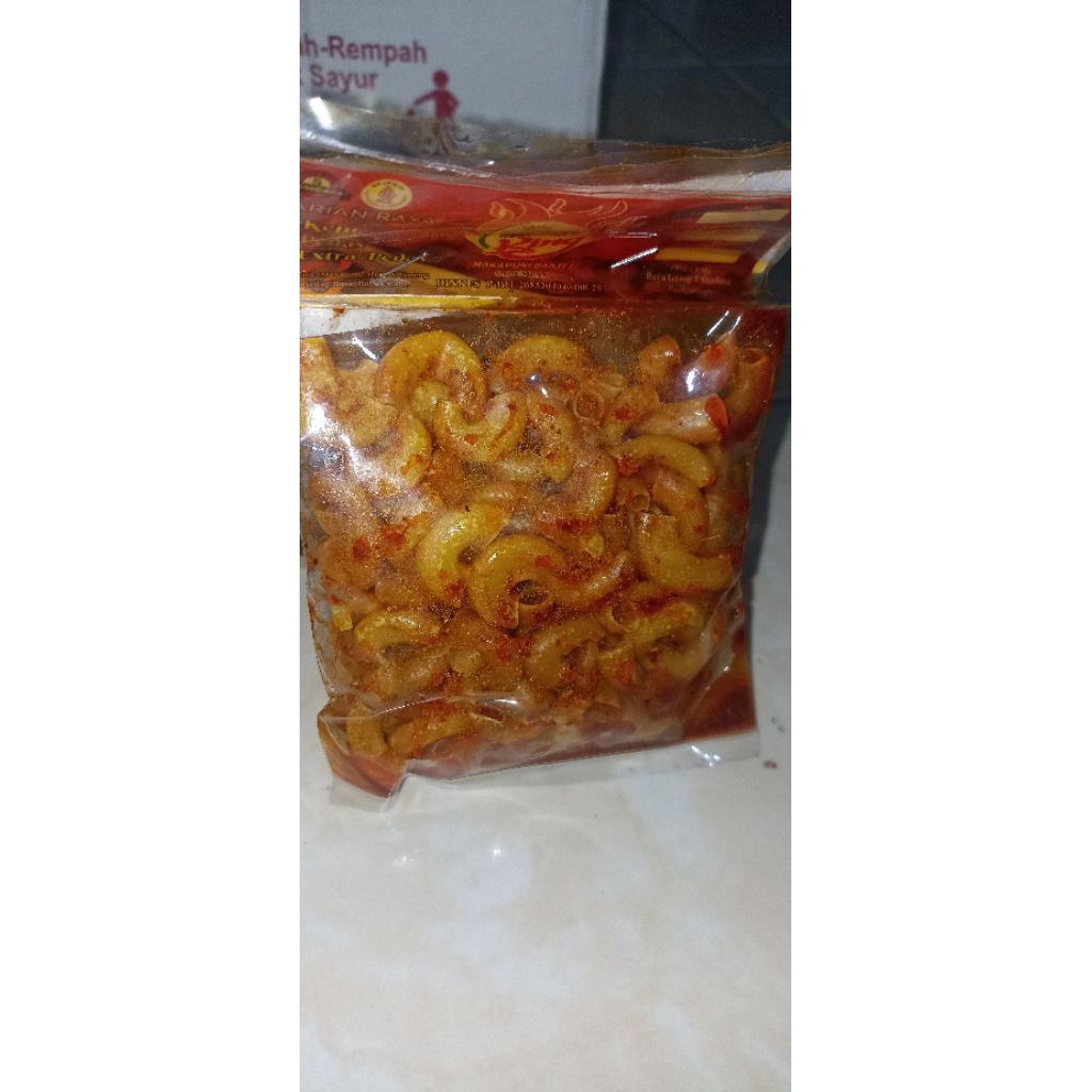 

makaroni cikruh pedas gurih kriuk