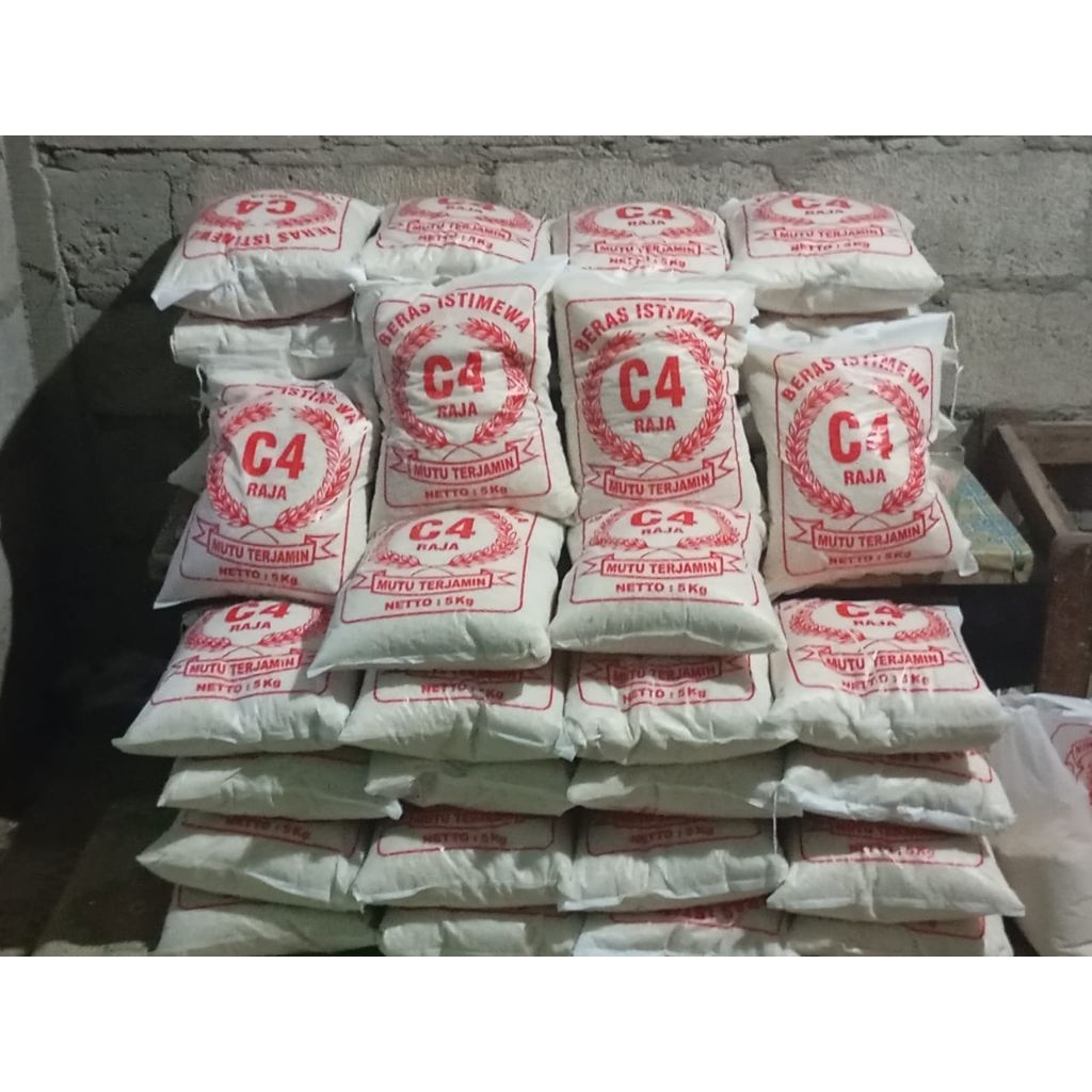 

Beras 5kg C4 raja merah