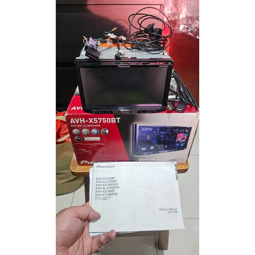 Pioneer Head Unit AVH - X5750BT ORIGINAL Build in Digital Processor Made In Thailand