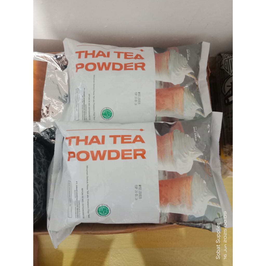 

Thai Tea Powder Minuman 1000gram Jakarta Bubble Drink