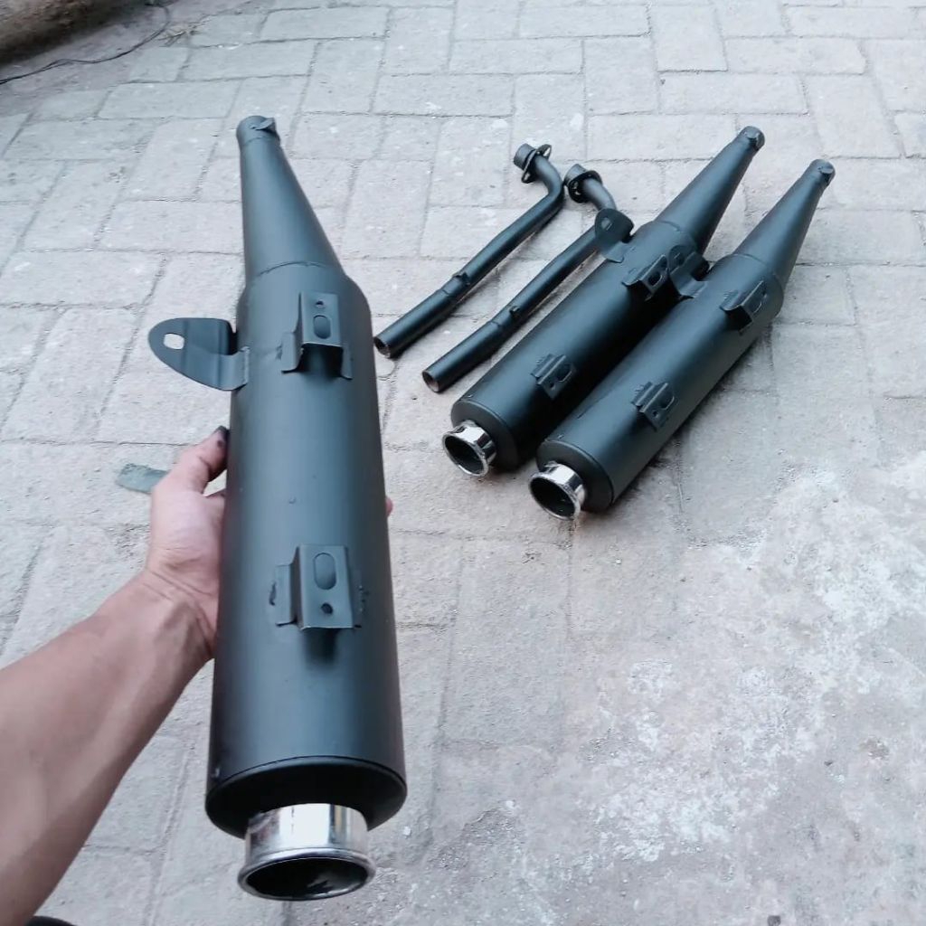 FREE ONGKIR 1KNALPOT BOBOKAN SUPRA X JUPITER Z VEGA ZR VEGA R KARISMA REVO BLADE AL SERIES MOTOR