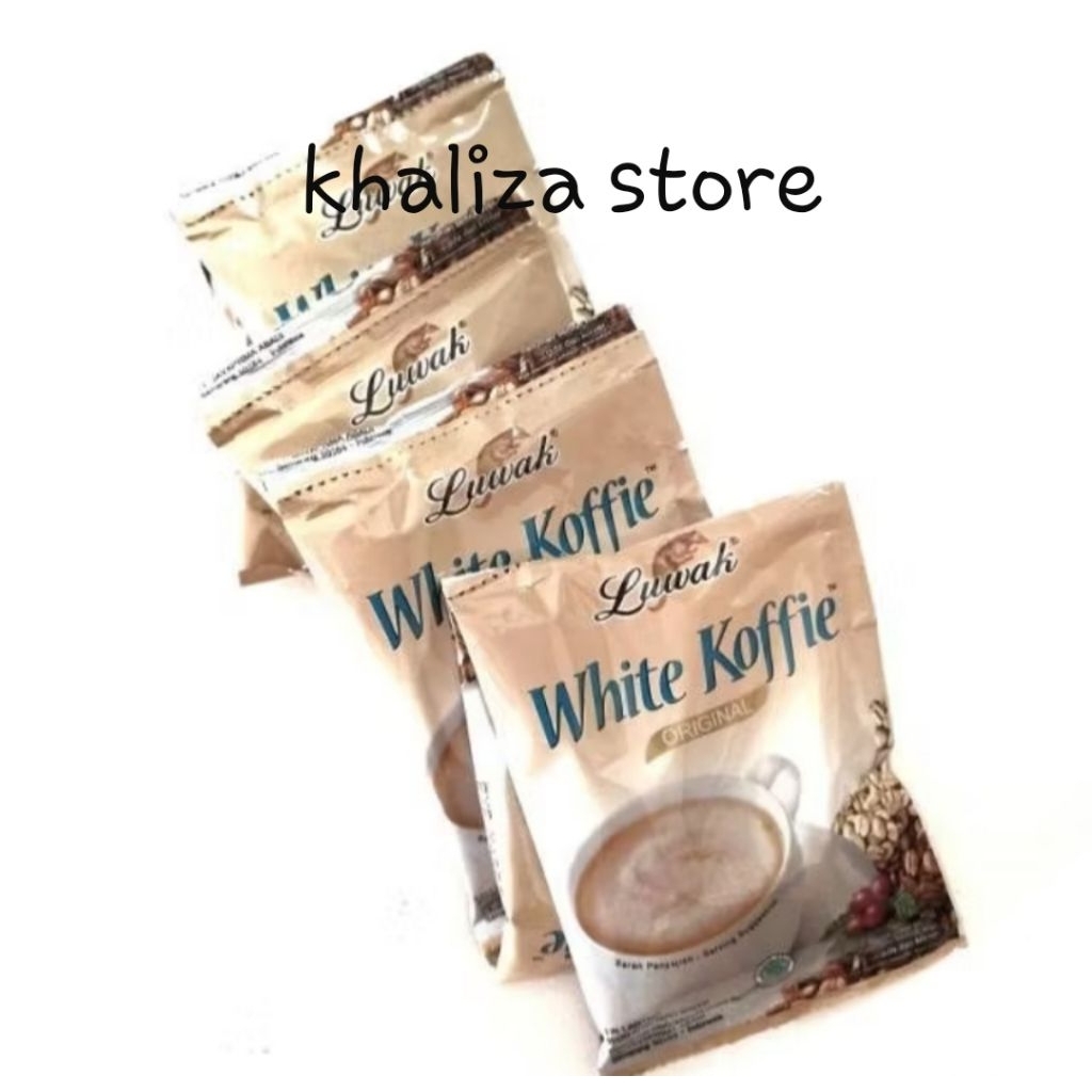

kopi luwak white coffe 1 renceng isi 10 sachet @20gram