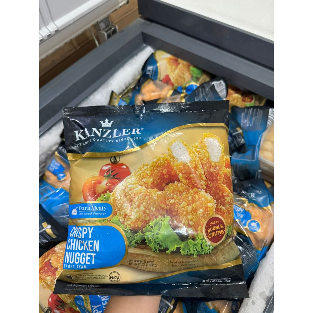 

Kanzler Crispy Chicken Nugget 450 Gr Halal