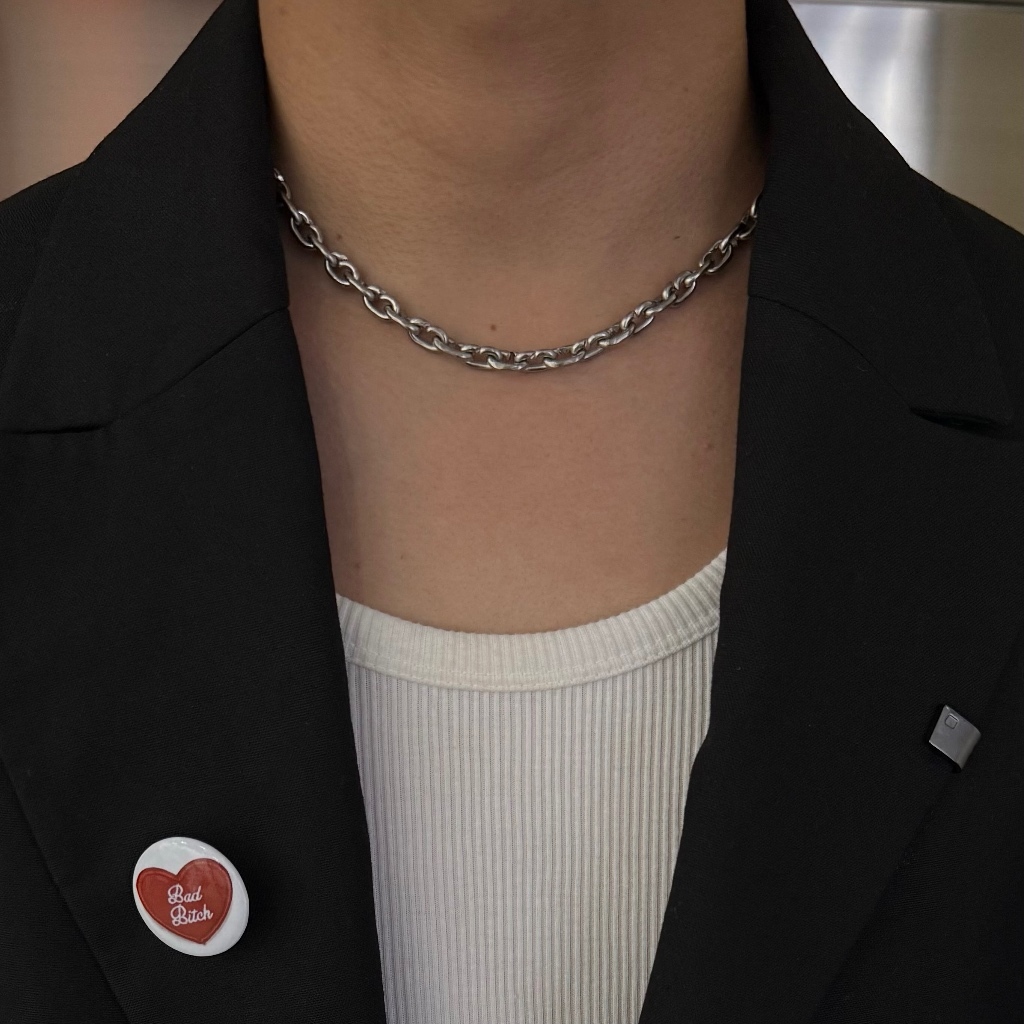 KALUNG PRIA WANITA MODEL TITANIUM RANTAI KAPAL JEFRI NOCHOL