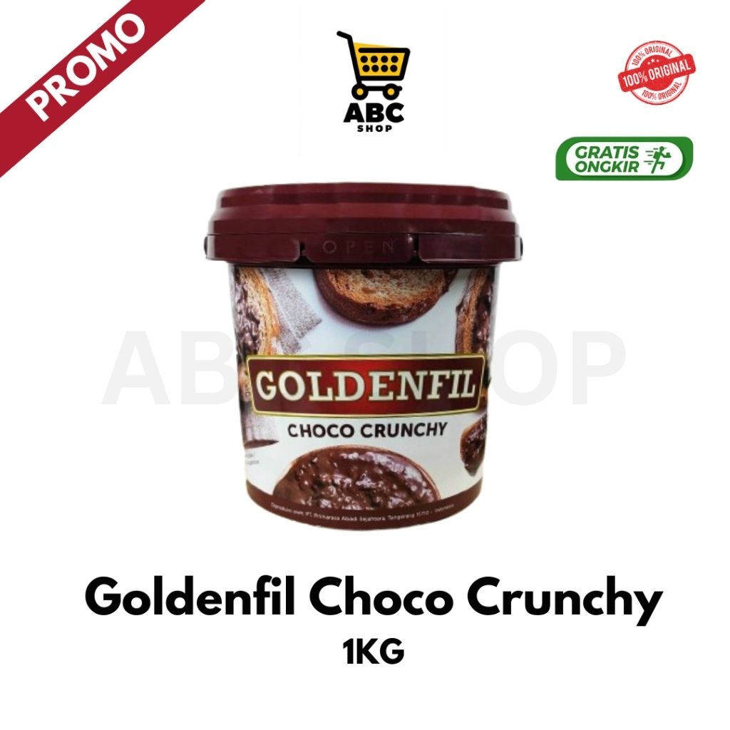 

Goldenfil Choco Crunchy / selai coklat crunchy goldenfil 1KG