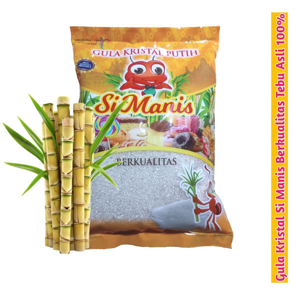 

Gula Kristal Si Manis Dari Tebu Asli Pilihan Berkualitas 1kg