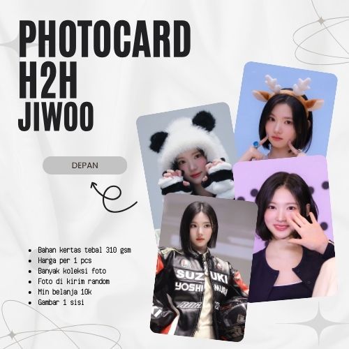 [1PCS] PHOTOCARD H2H JIWOO | PHOTOCARD KPOP | PHOTOCARD DRAKOR | PHOTOCARD DRACIN