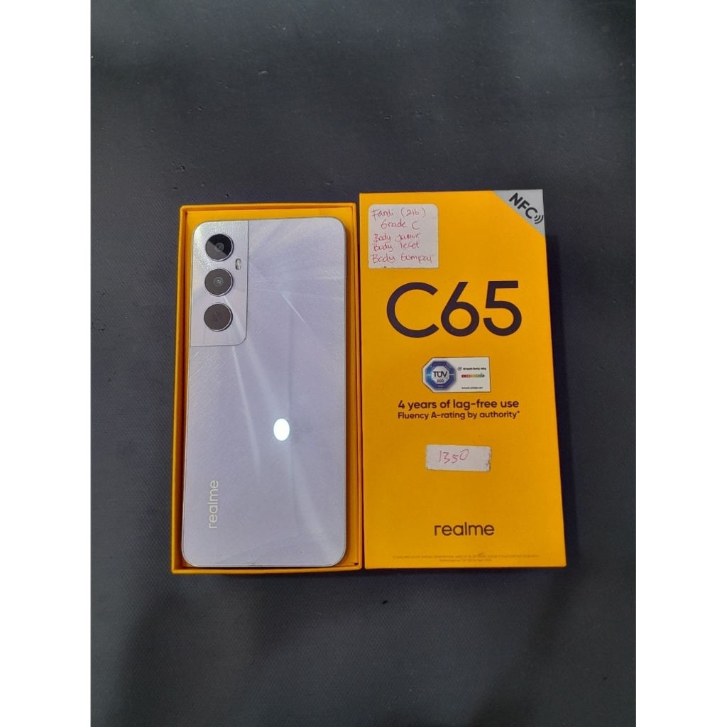 HP Smartphone REALME C65 RAM 8/256GB BEKAS PAKAI / SECOND FULLSET 100% ORIGINAL