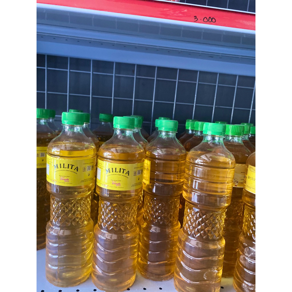 

Minyak goreng milita 750ml || MINYAK GORENG BOTOLAN MURAH