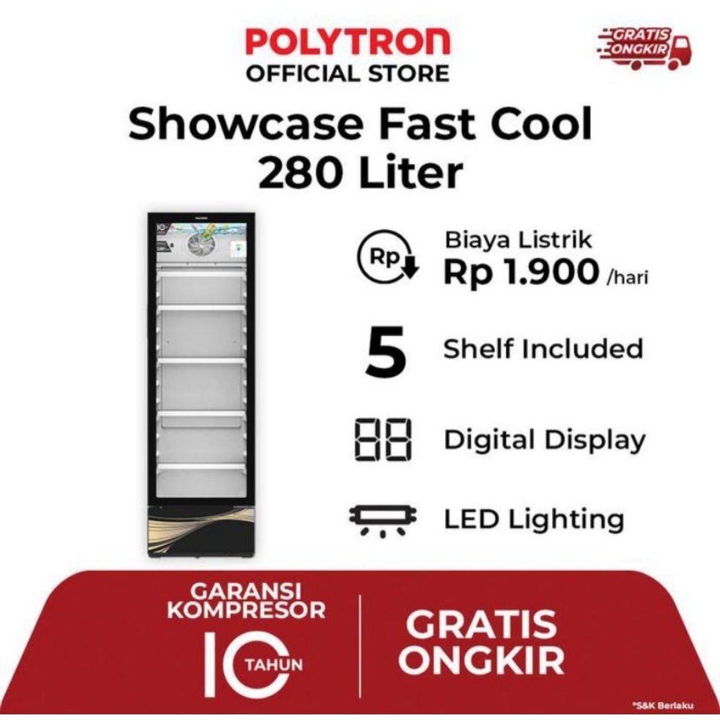 SHOWCASE POLYTRON 5 RAK SCN 287