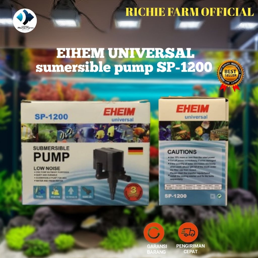 Richie EHEIM UNIVERSAL SP 1200 Pompa Kolam Aquarium Submersible Pump