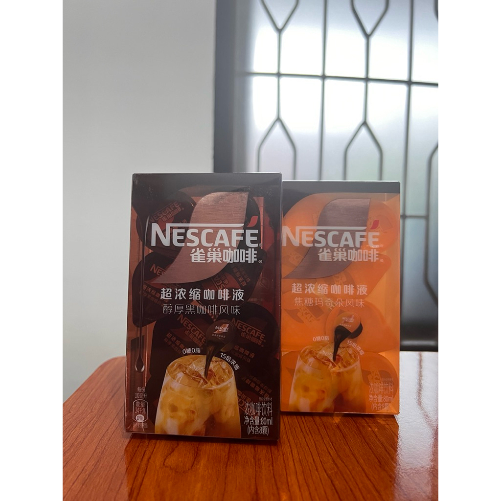 

Nescafe Liquid Instant Coffee Pod Kapsul Kopi Hitam Cair Instan Siap Minum