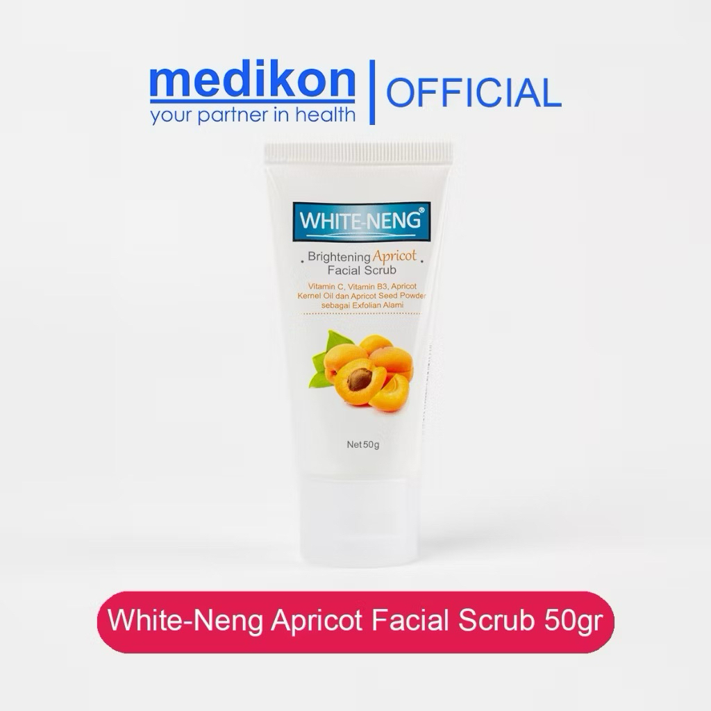 WHITE -NENG BRIGHTENING APRICOTL FACIAL SCRUB 50gr