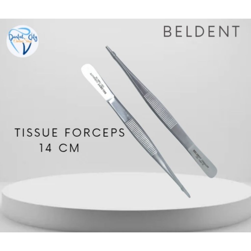 TISSUE FORCEPS 14 CM BELDENT