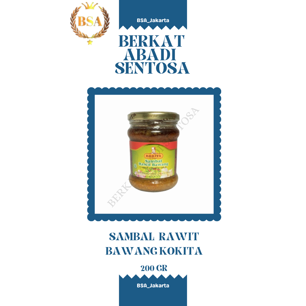 

SAMBAL RAWIT BAWANG KOKITA (200 GR)