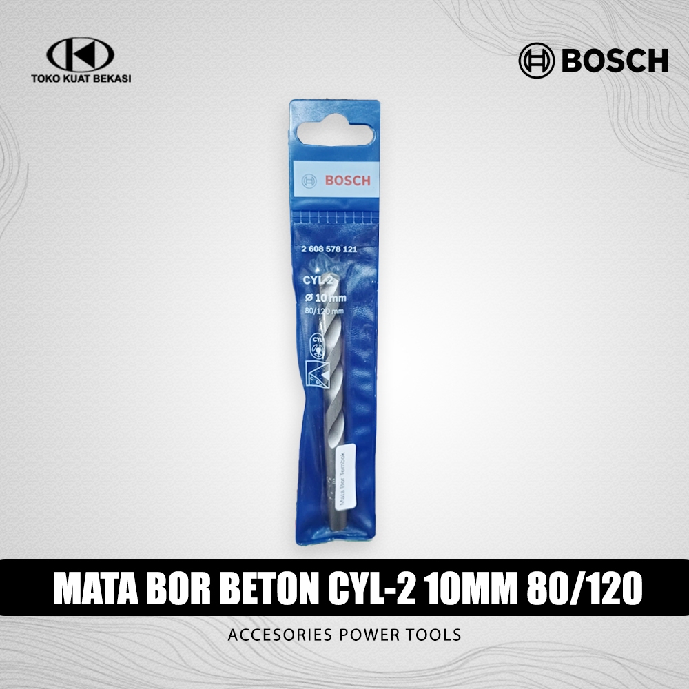 Mata bor beton tembok granit keramik CYL-2 10mm 80/120mm merk BOSCH