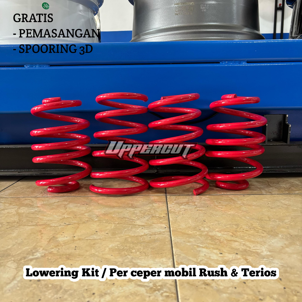 LOWERING KIT / PER CEPER PNP UNTUK MOBIL RUSH & TERIOS GRATIS PASANG & SPOORING