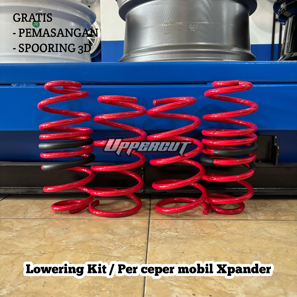 LOWERING KIT / PER CEPER UNTUK MOBIL XPANDER GRATIS PASANG & SPOORING 3D