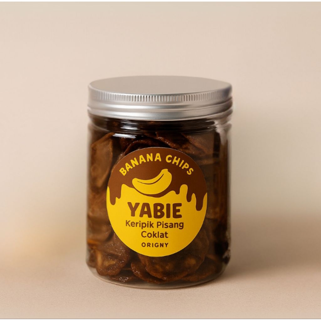 

Keripik Pisang Coklat Lumer Kemasan Toples