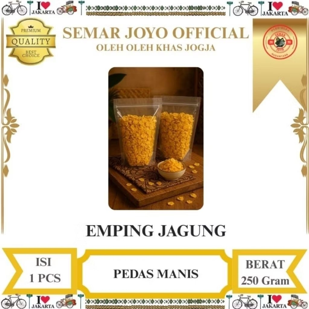 

Emping Jagung Pedas Manis