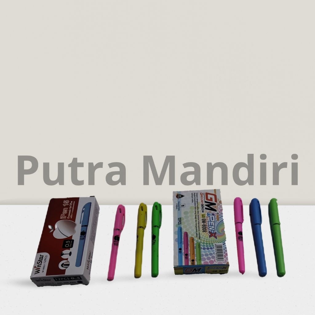 

Pulpen gel murah 1 pak isi (12pcs)