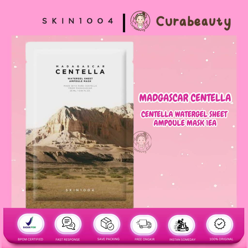 •CURABEAUTY• MANADO NEW SKIN1004 WATERGEL SHEET AMPOULE MASK 25ml