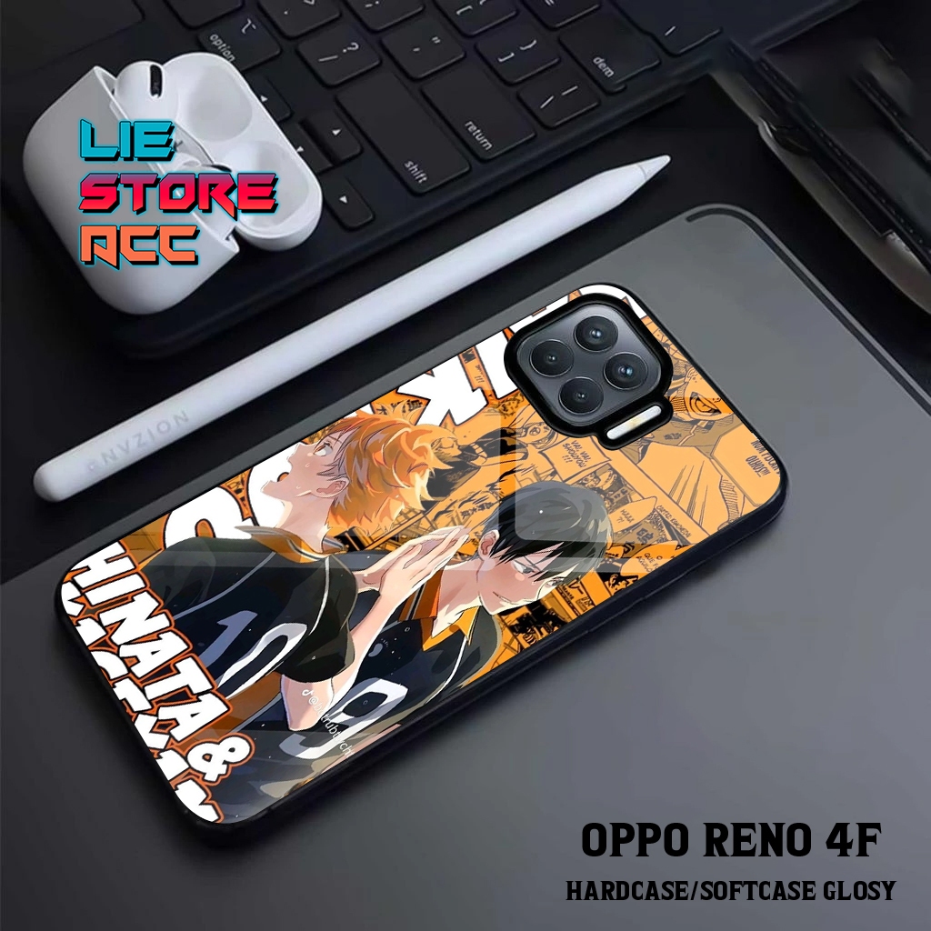 liestore_acc Case OPPO RENO 4 / RENO 4F / RENO 4 PRO Motif [ HAIKYU ] Hp Glossy Casing Hardcase Soft