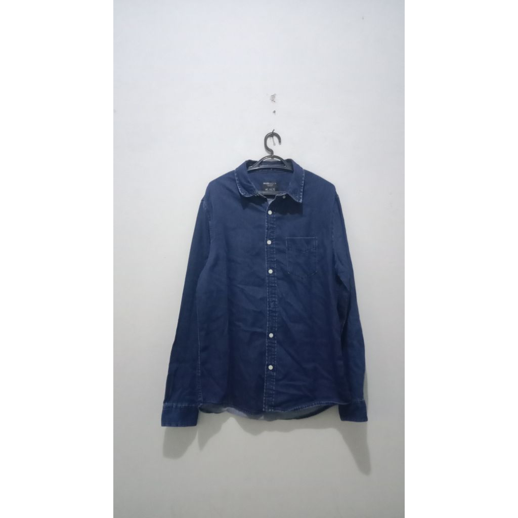 jacket DENIM BERSHKA