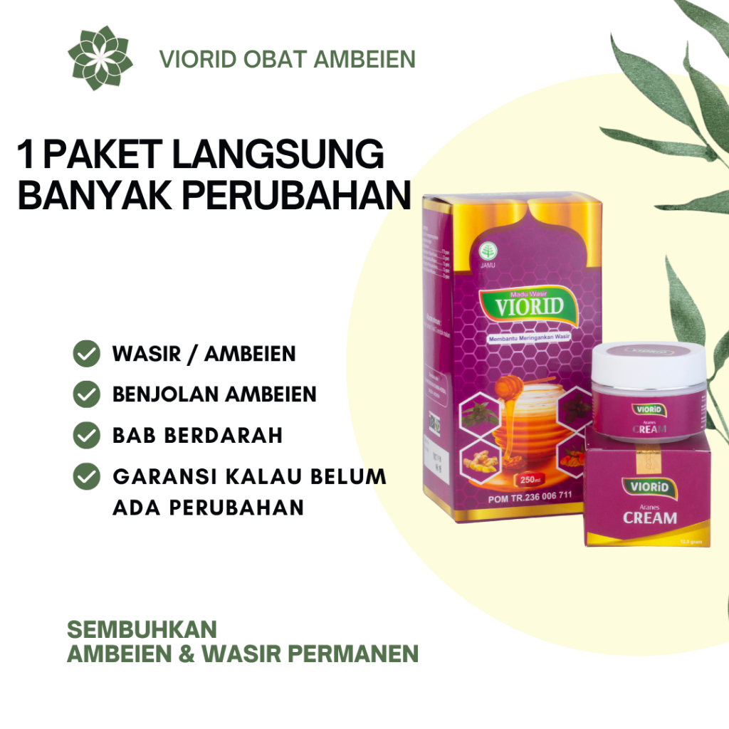 Langsung ada Perubahan Viorid Obat Ambeien Wasir Paling Ampuh Herbal Ambeyen Luar Dalam Stadium 1 2 