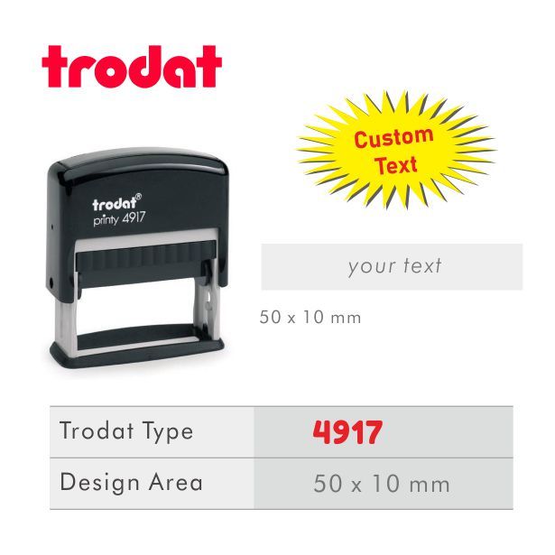 

Stempel Otomatis Printy 4917 / Custom Design