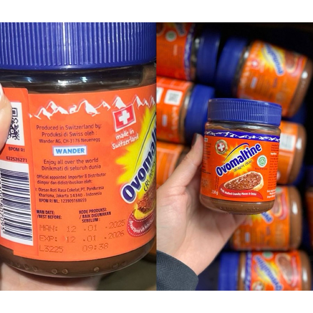 

OVOMALTINE CRUNCHY CREAM 230 G