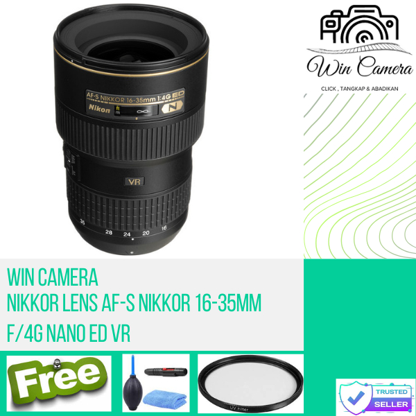 Lensa Nikon AF-S 16-35mm f4G Nano ED VR / Lens Nikon