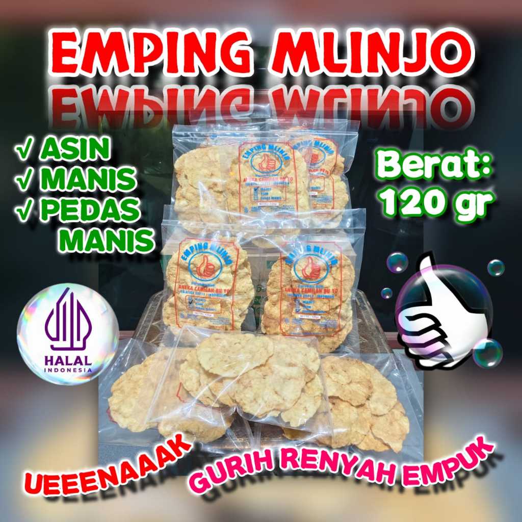

Emping Mlinjo Lebar 120gr