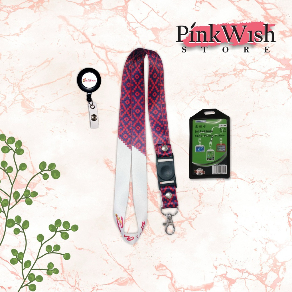 

Tali lanyard BATIK AIR 1 / Tali idcard BATIK AIR 1 [Ready stock] Termurah siap kirim