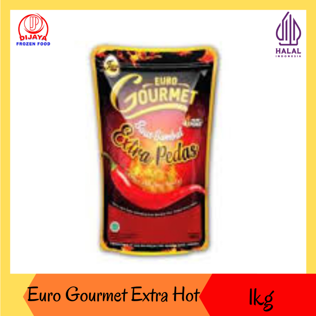 

Euro Gourmet Saus Sambal & Extra Hot I Saus Sambal EG 1kg