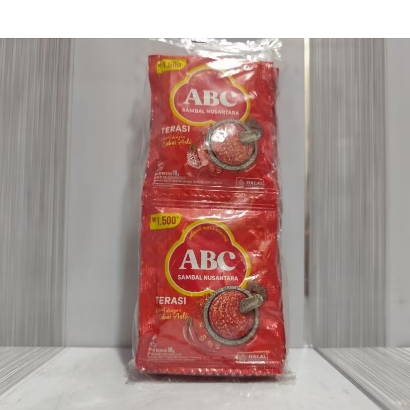 

ABC Sambal Terasi isi 10Sachet x 18g