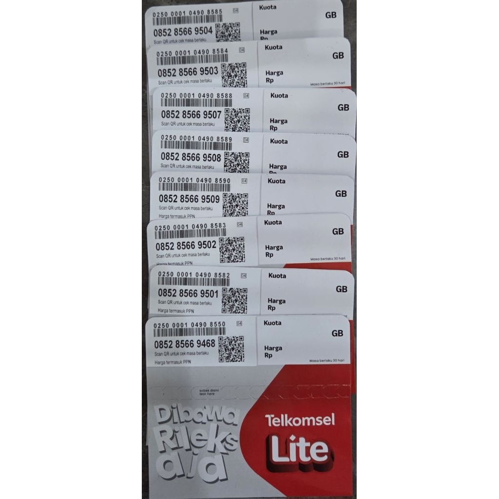 perdana simPATI no cantik & rapi segel