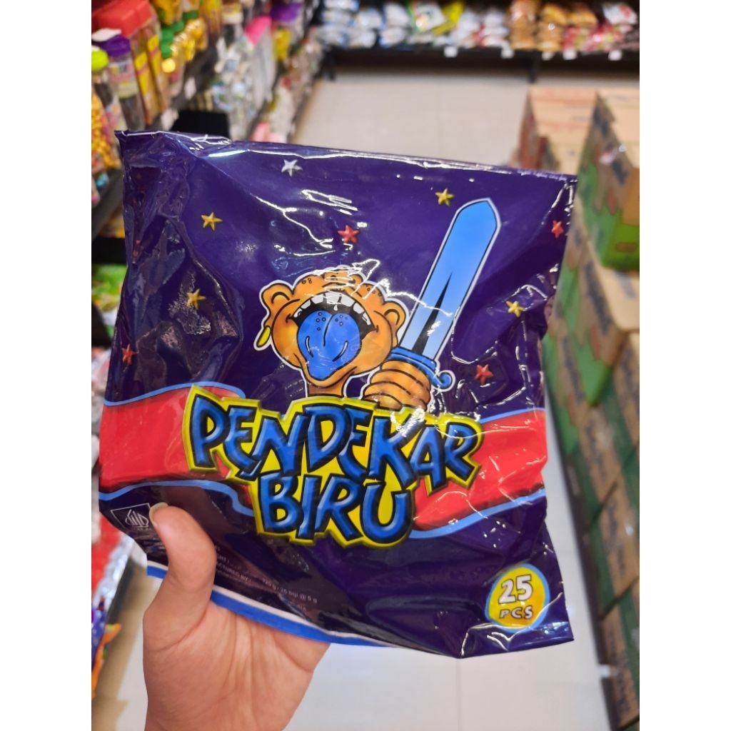 

PERMEN PENDEKAR BIRU ISI 25PCS